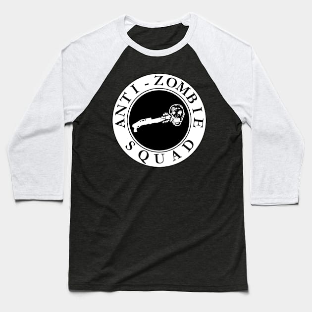 Anti-Zombie Squad (White) Baseball T-Shirt by Graograman